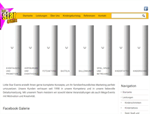 Tablet Screenshot of little-star-events.de